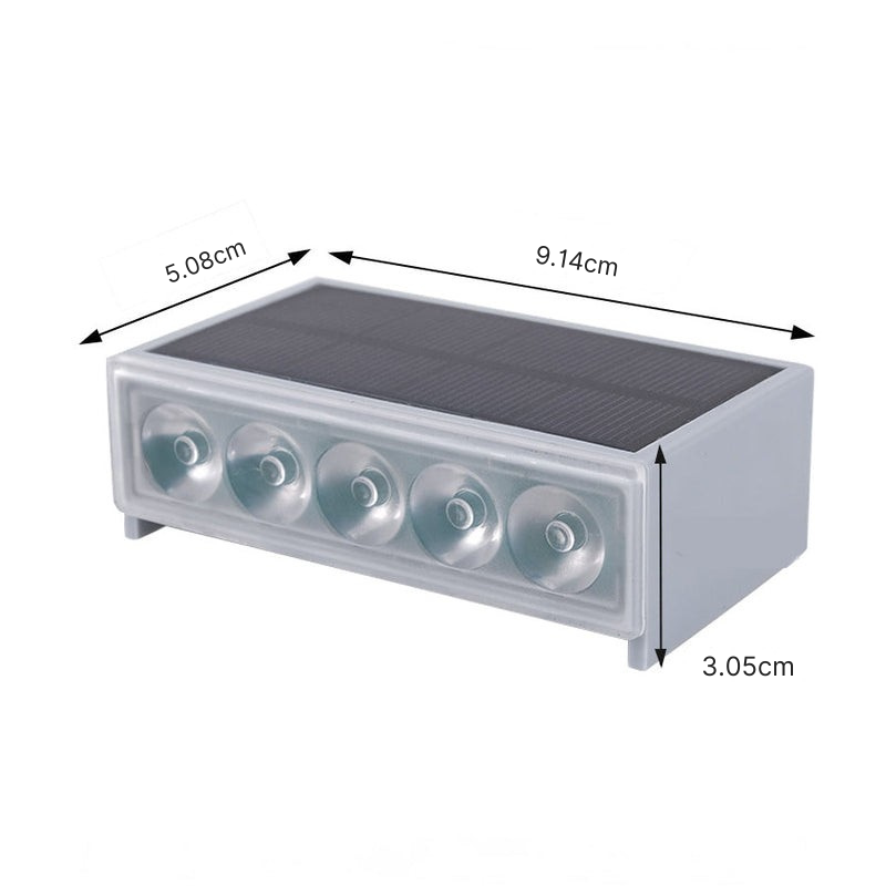 Rosa Solar Modern ABS Outdoor Step Light Fixtures