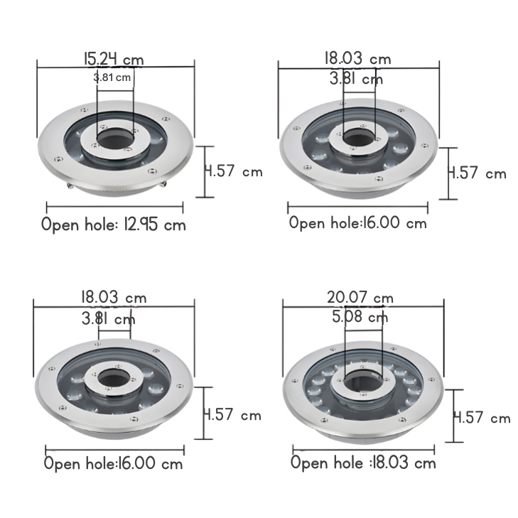 Kare LED Fountain Waterproof Outdoor Light