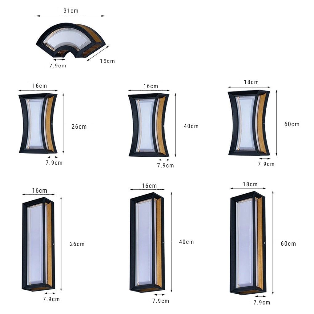 Quest Minimalist Creative Outdoor Wall Light