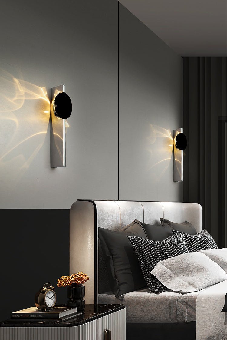 Pethr Wave Minimalist Steel Wall Lamp-Neutral Decor