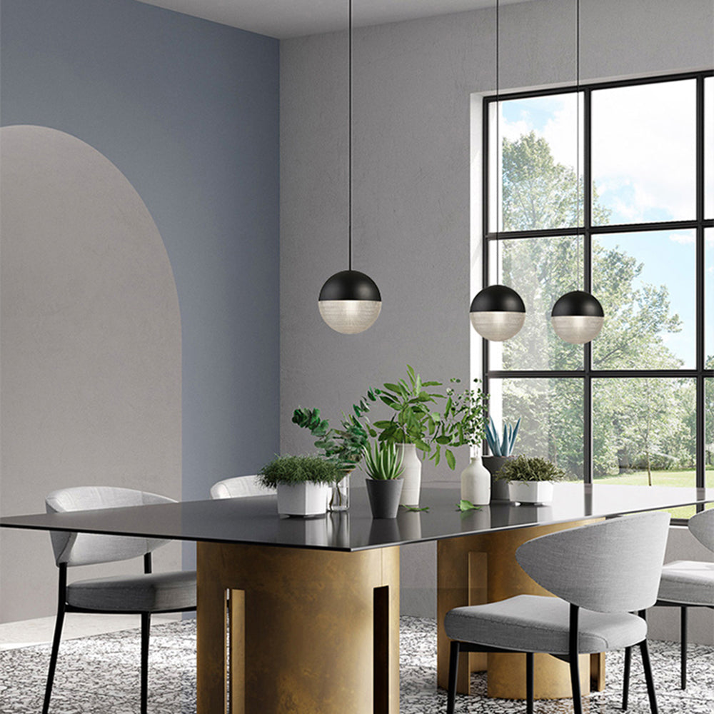 Valentina Vintage Pendant Light, Black & Gold - Neutral Decor