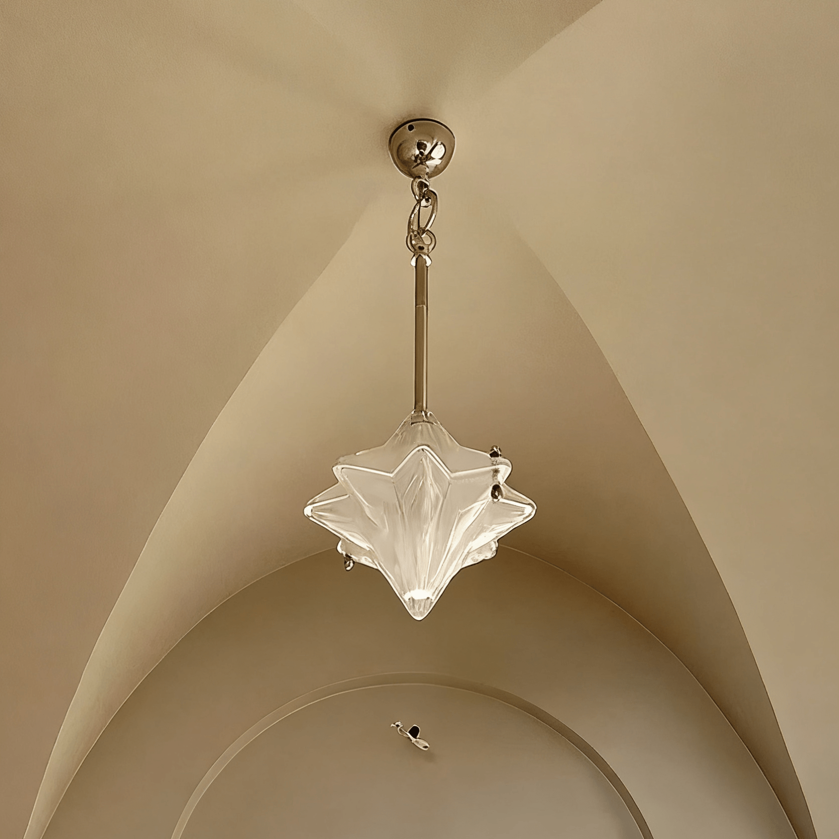 Prismatic Star Pendant Lamp-Neutral Decor
