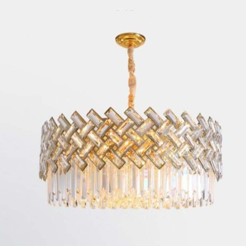 Kristy Luxury Gold Chandelier, Crystal & Metal - Neutral Decor