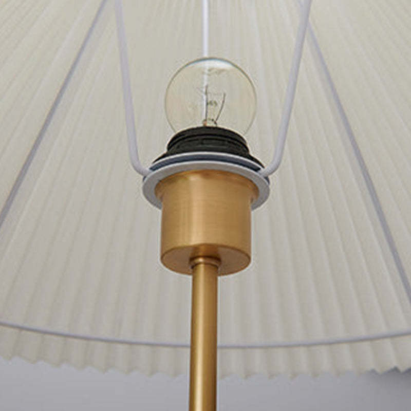 Ozawa Simple Walnut/Metal/Fabric, Table/Floor Lamp, Living Room - Neutral Decor