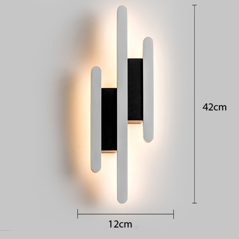 Arisha Industrial Black & White Wall Lamp, 2 Styles - Neutral Decor
