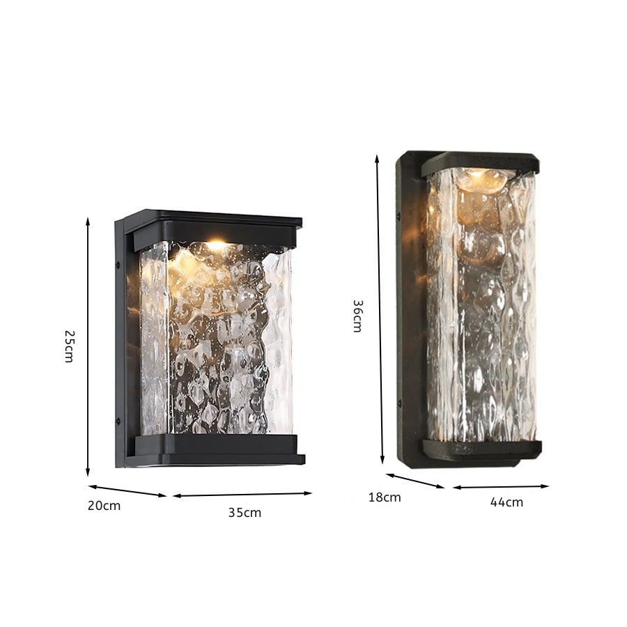 Emery Rectangular Outdoor Wall Lights