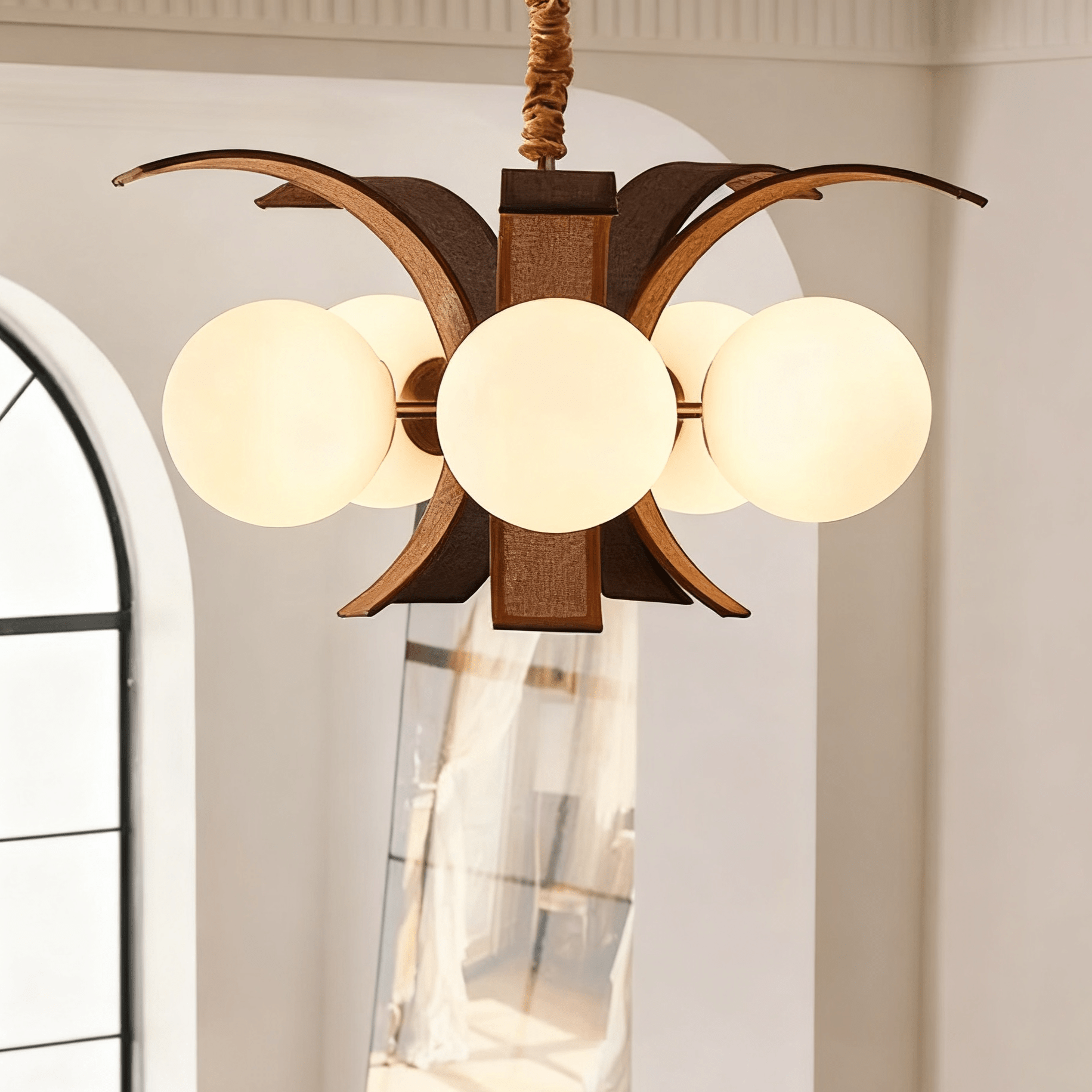 Wolferd Grove Chandelier-Neutral Decor