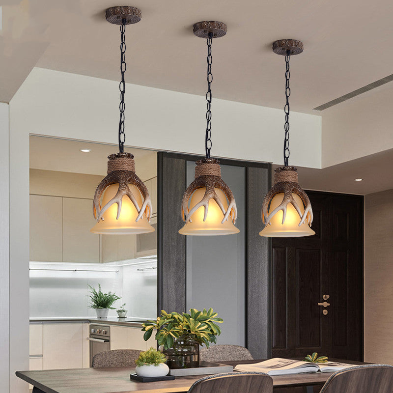 Silva LED Pendant Light Black Glass Bar/Dining Room/Living Room - Neutral Decor