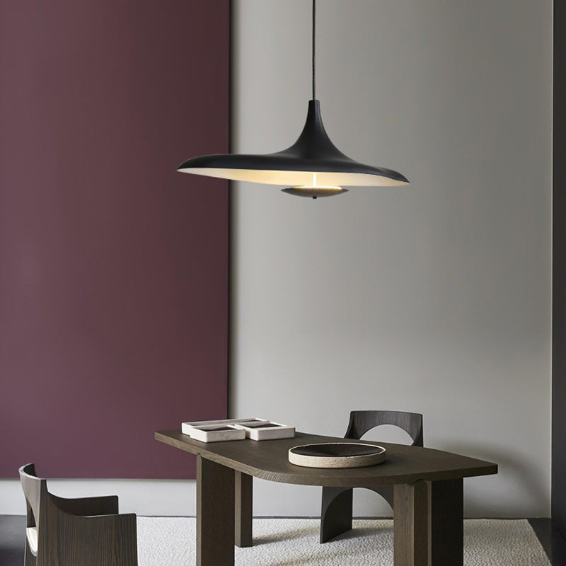 Arisha Modern Minimalist ResinCreative Pendant Light, Black/White - Neutral Decor