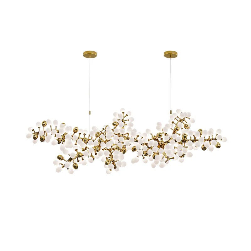 Aldo Elegant Droplet Glass Chandelier-Neutral Decor