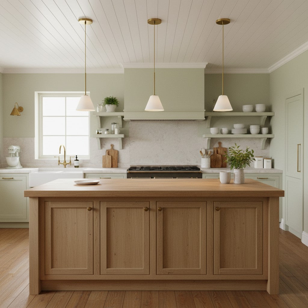 Cone Milk Clear Glass Cone Pendant Light for Kitchen-Neutral Decor