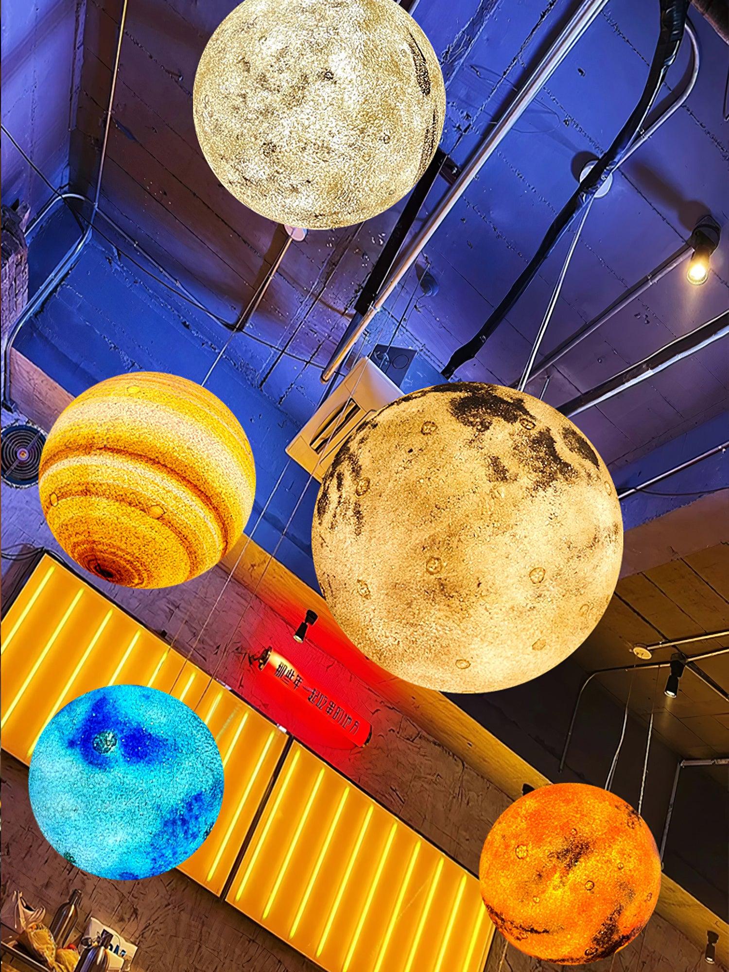 CosmoSphere Planetary Pendant Light-Neutral Decor