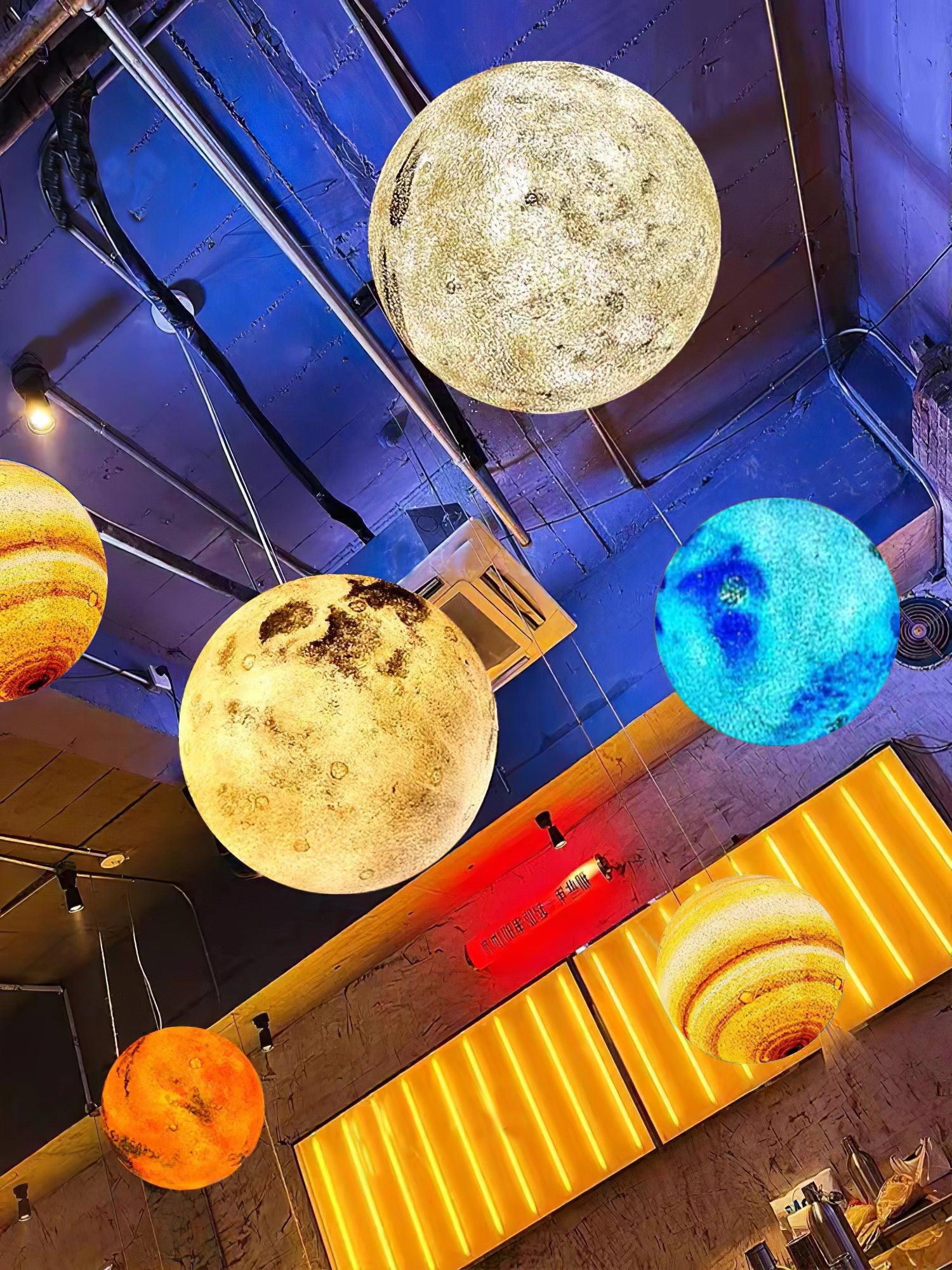 CosmoSphere Planetary Pendant Light-Neutral Decor