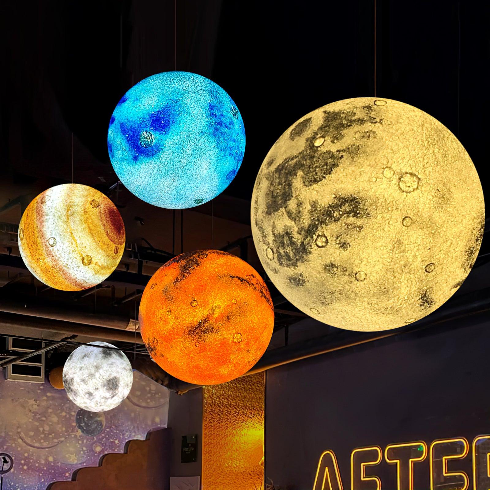 CosmoSphere Planetary Pendant Light-Neutral Decor