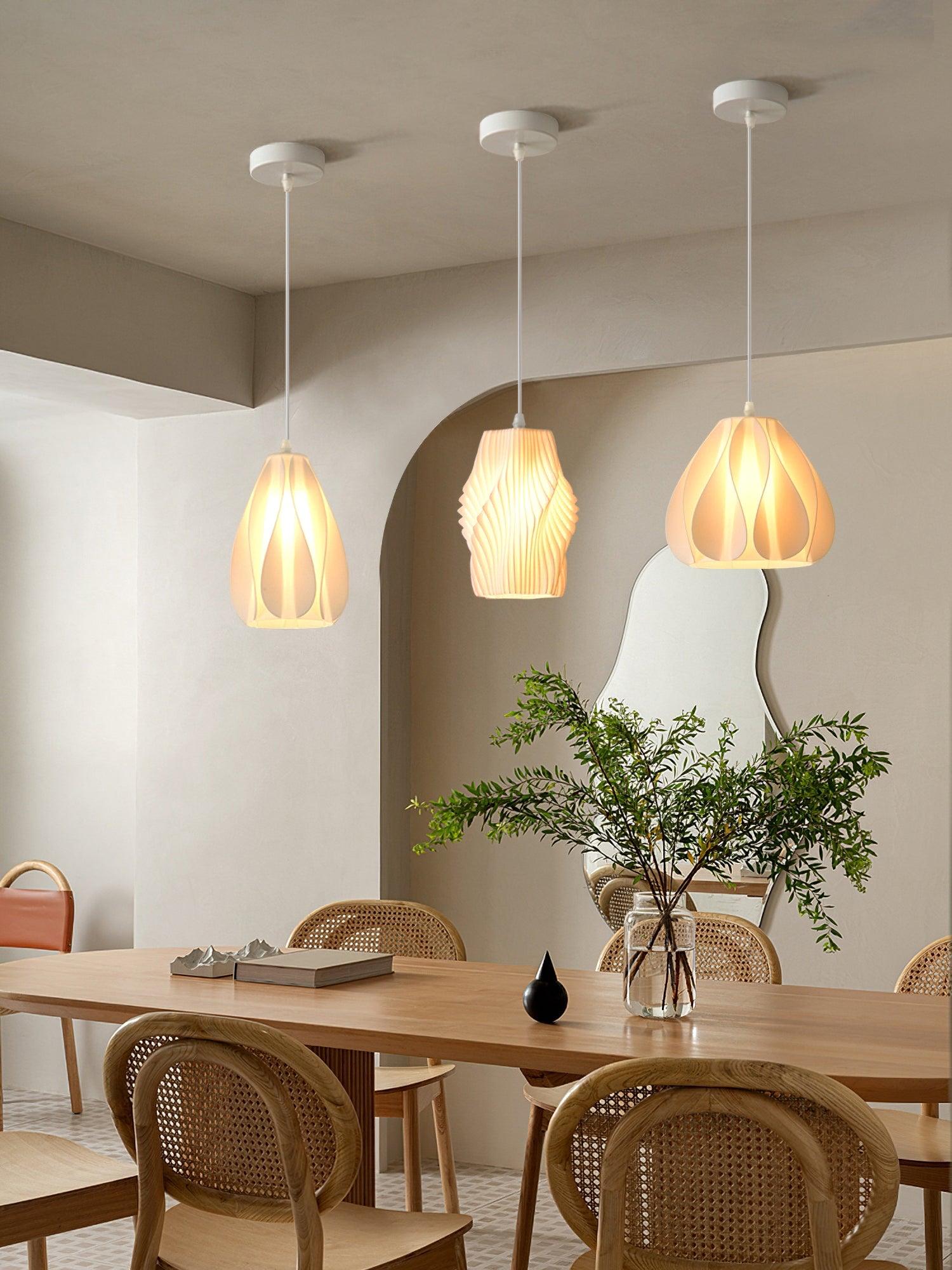 Dovara Printing Art Pendant Light-Neutral Decor
