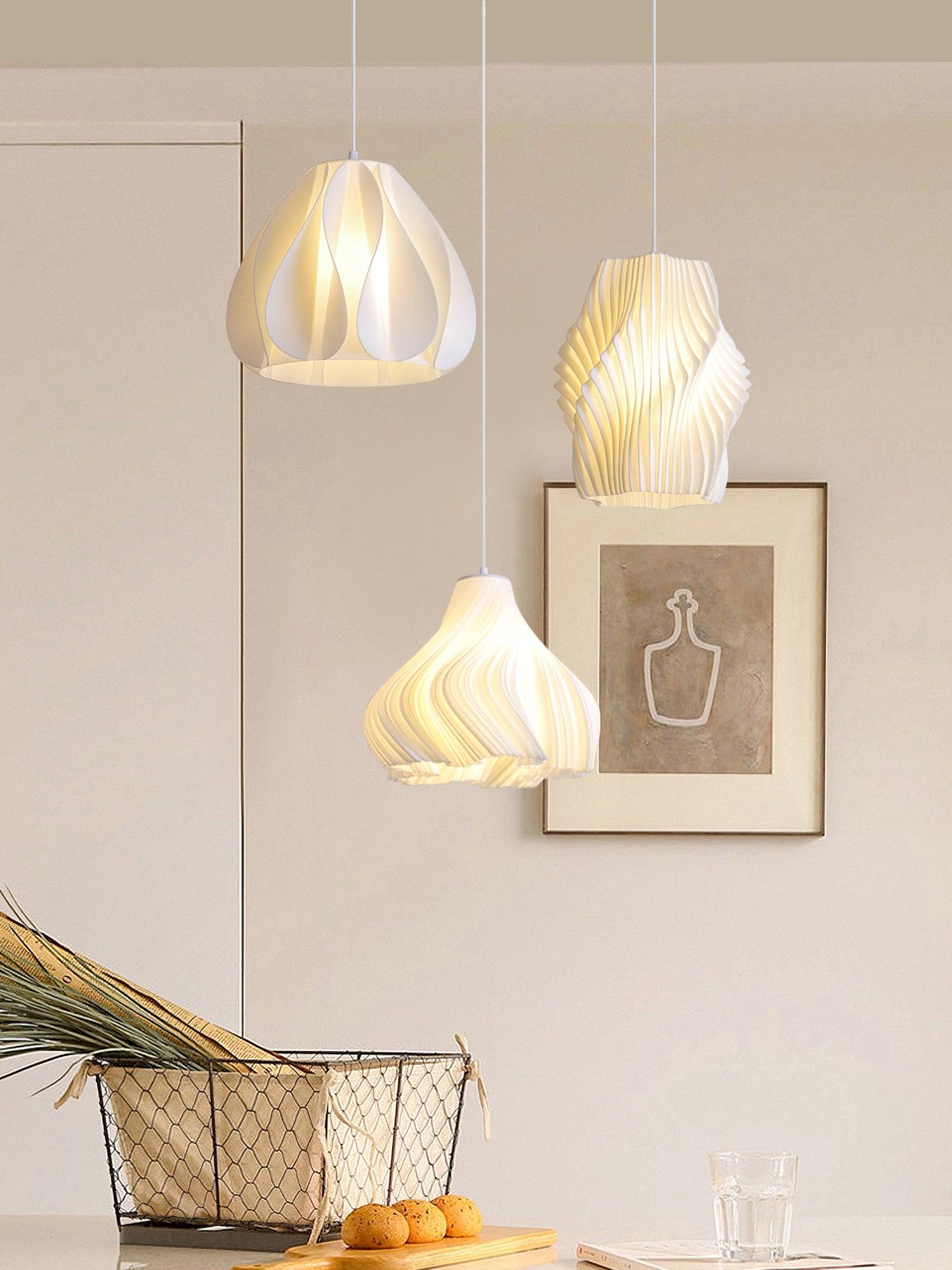 Dovara Printing Art Pendant Light-Neutral Decor