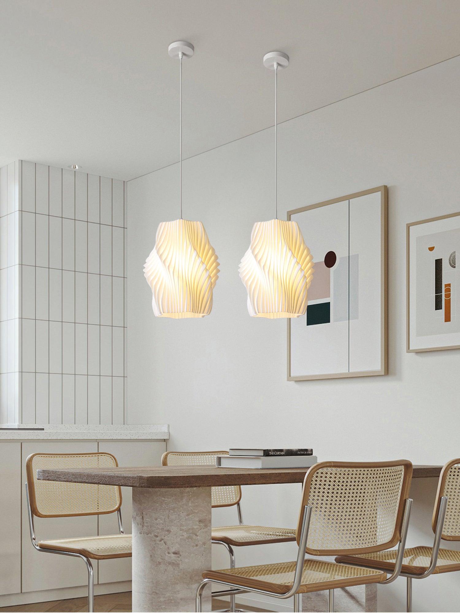 Dovara Printing Art Pendant Light-Neutral Decor