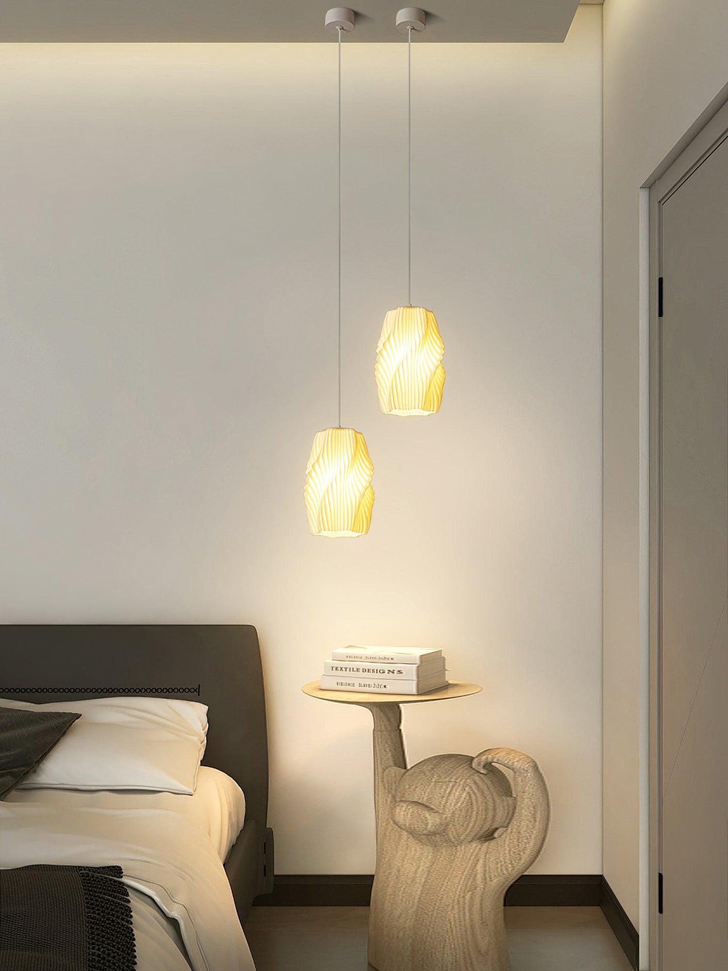 Dovara Printing Art Pendant Light-Neutral Decor