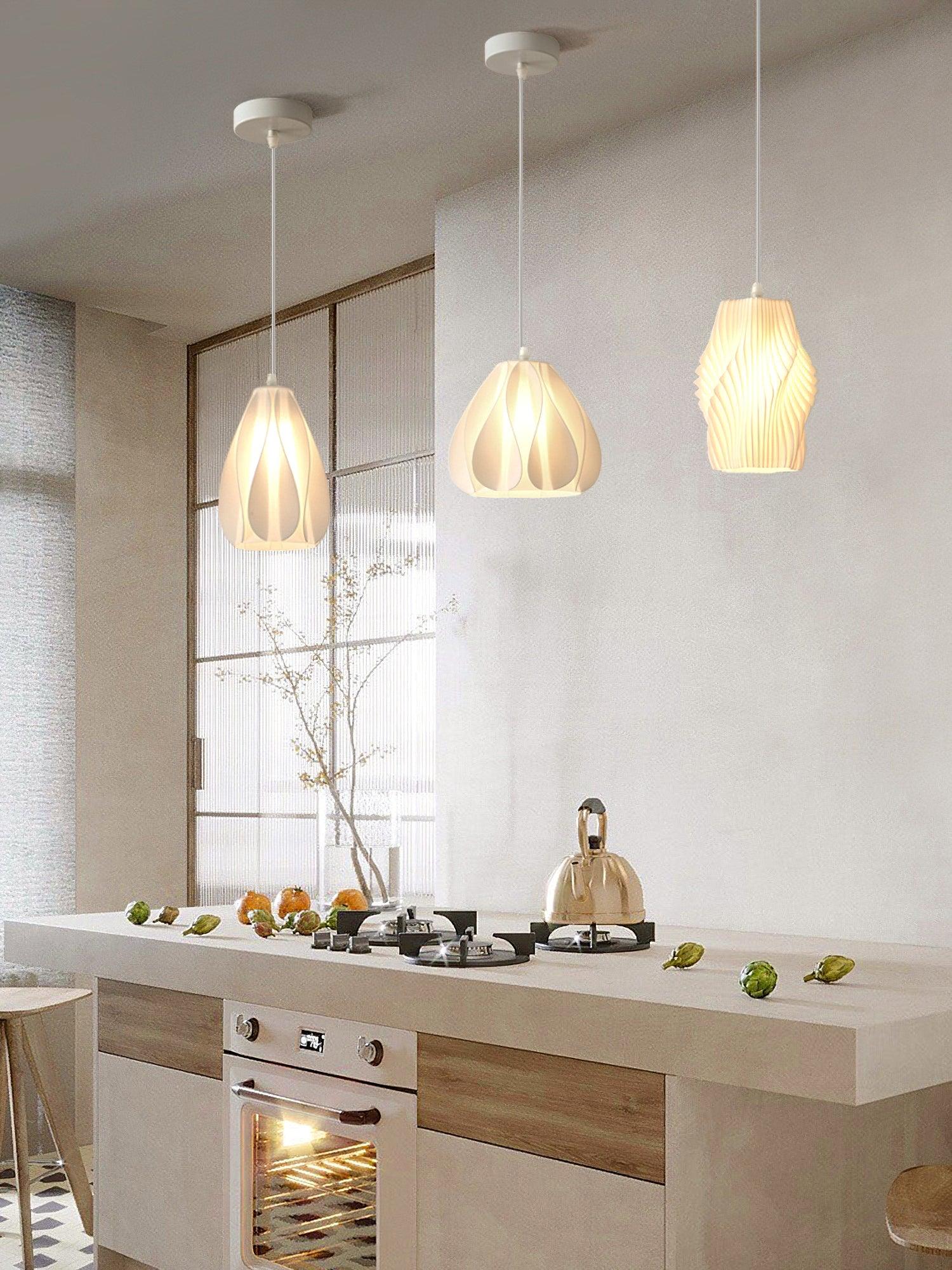 Dovara Printing Art Pendant Light-Neutral Decor