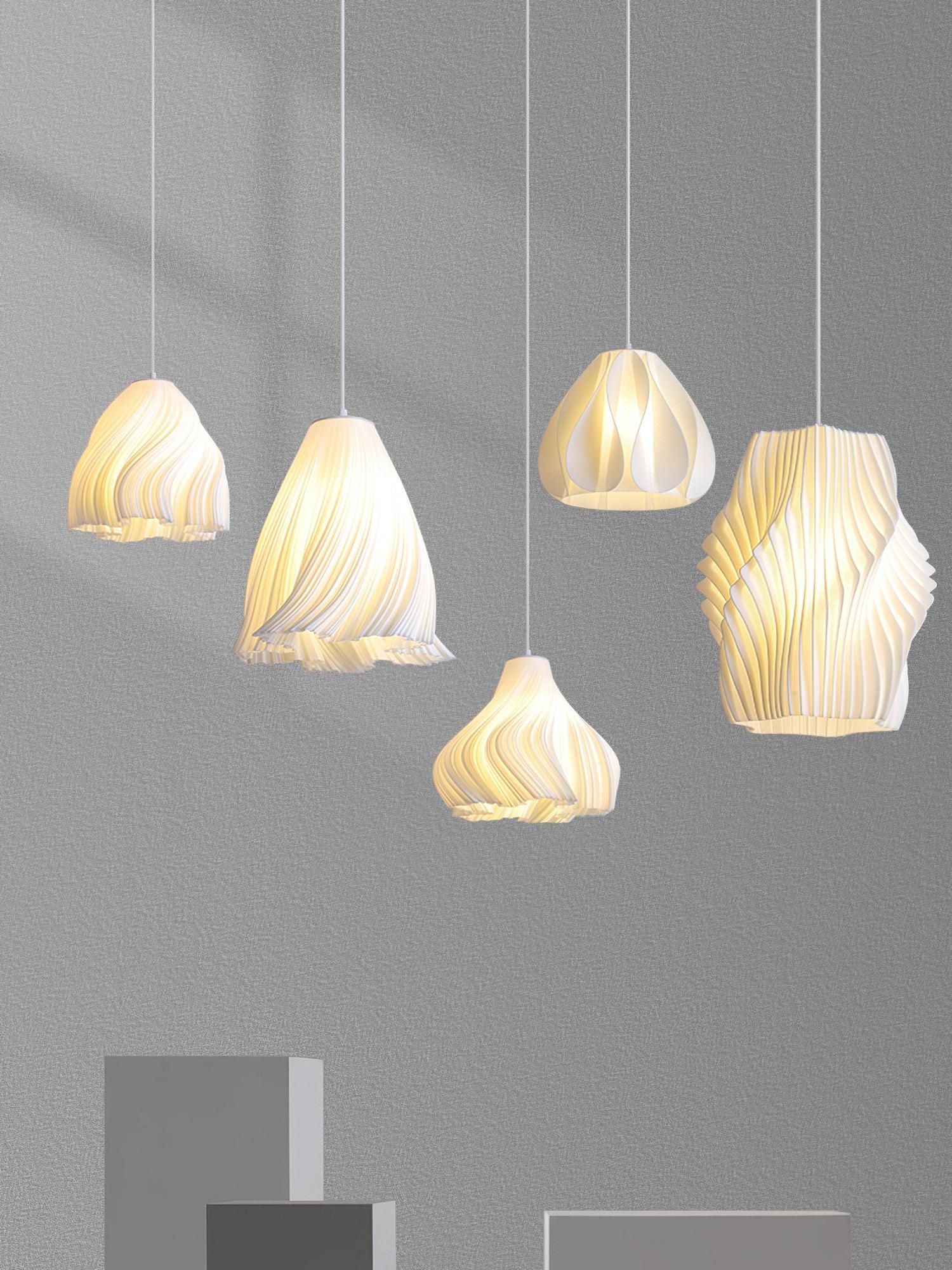 Dovara Printing Art Pendant Light-Neutral Decor
