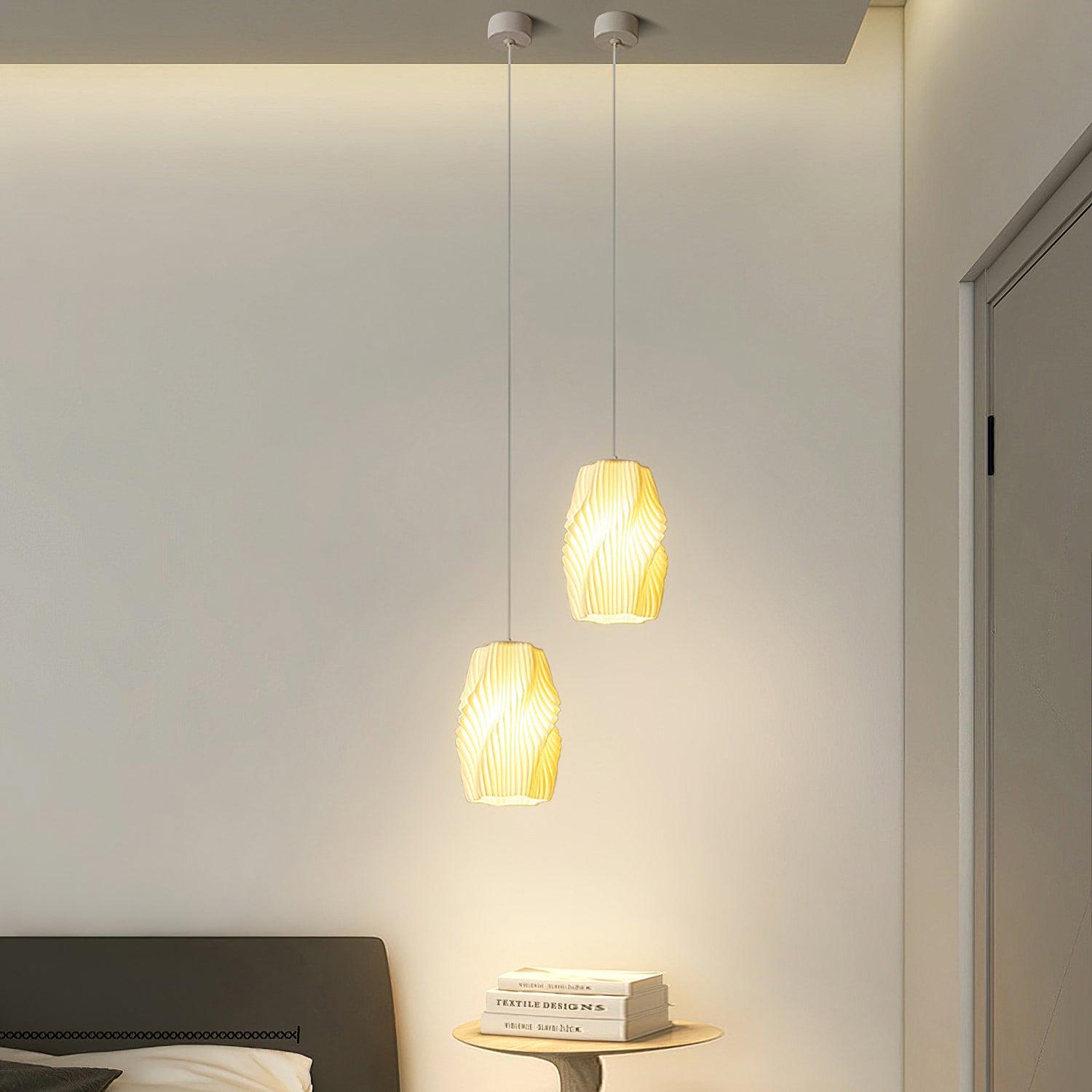 Dovara Printing Art Pendant Light-Neutral Decor