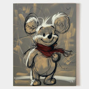 Wall Art Expressive Brushstroke Whimsical - Neutralighting