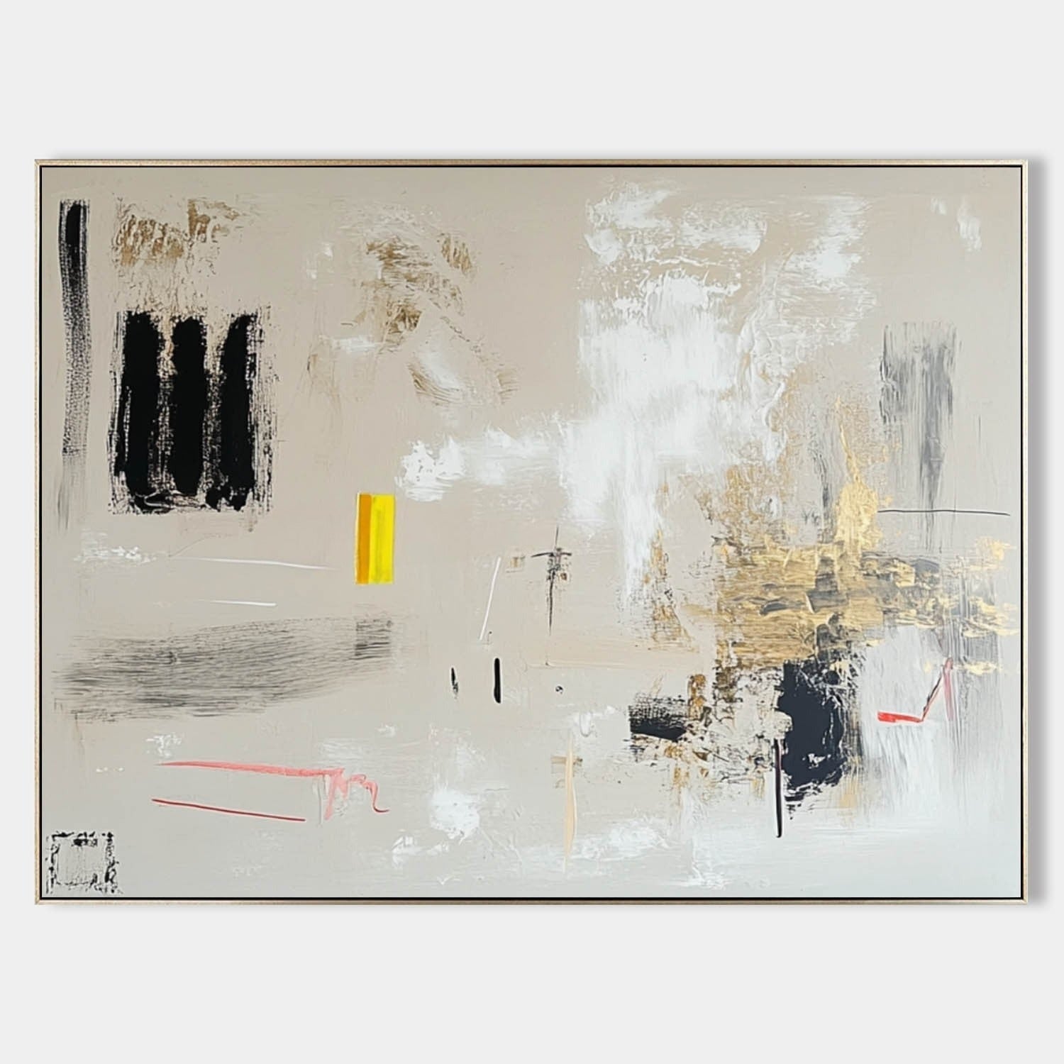 Wall Art Modern Textured Neutral - Neutralighting