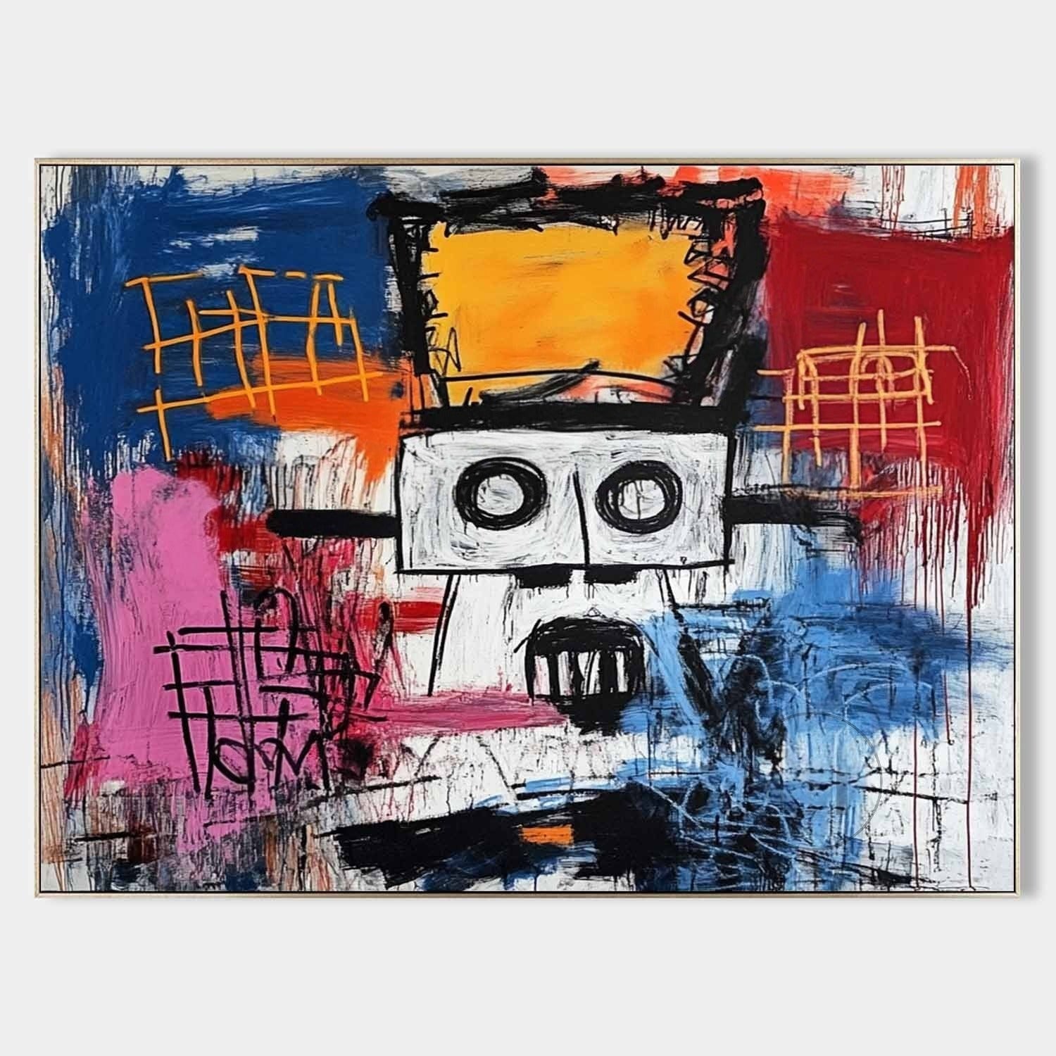 Wall Art Horizontal Neo Expressionist - Neutralighting