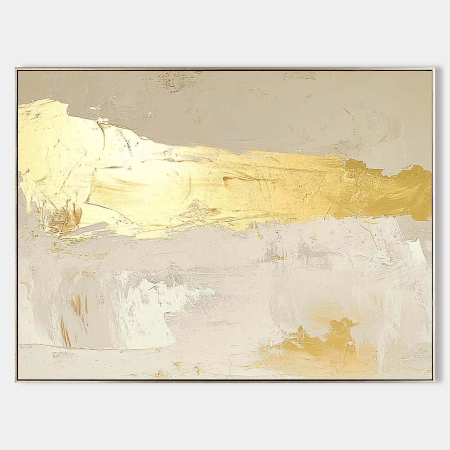 Wall Art Minimalist Textured Abstract - Neutralighting