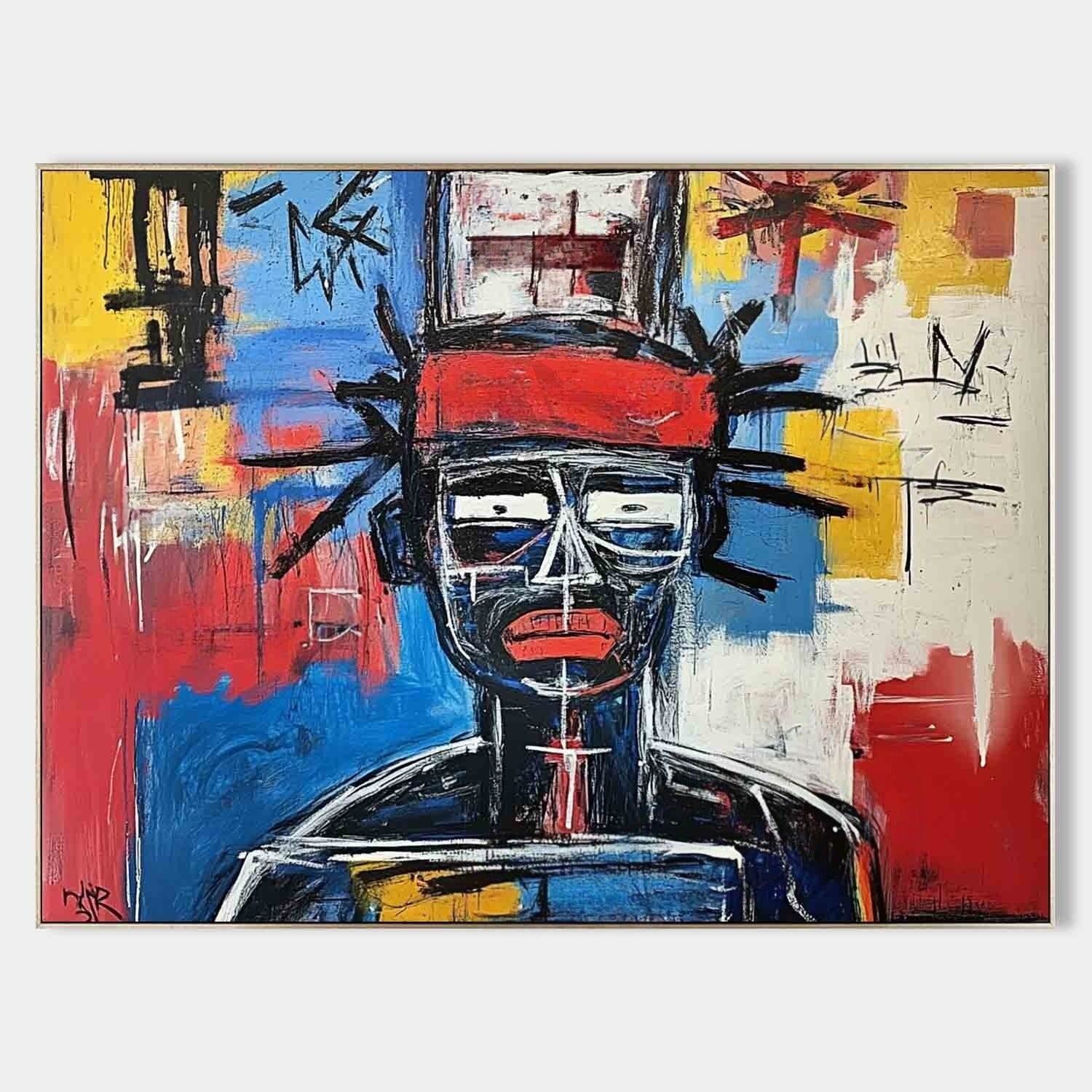 Wall Art Horizontal Neo Expressionist - Neutralighting