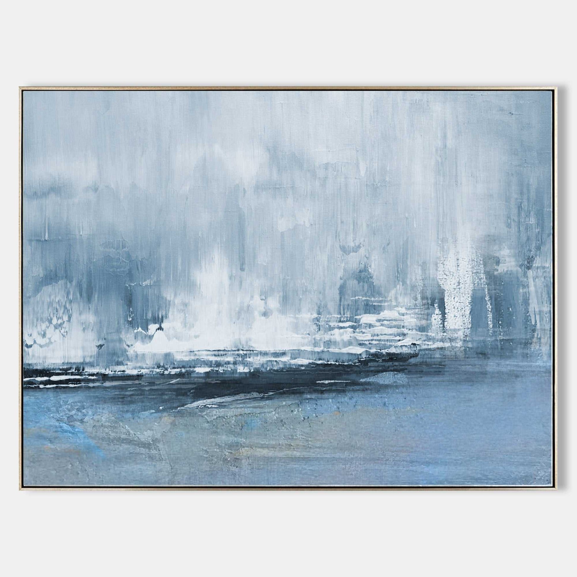 Abstract Coastal Painting ABSH51 - Neutralighting