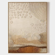 Wall Art Raised Dot Circle Texture Bohemian - Neutralighting