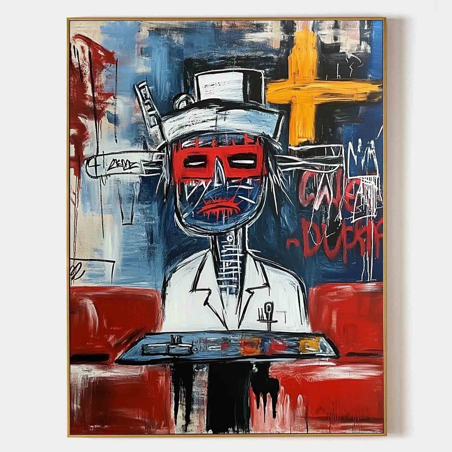Wall Art Neo Expressionist Musician - Neutralighting