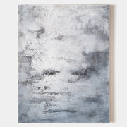 Grey White Abstract Painting 36'' X 48'' IS54 - Neutralighting