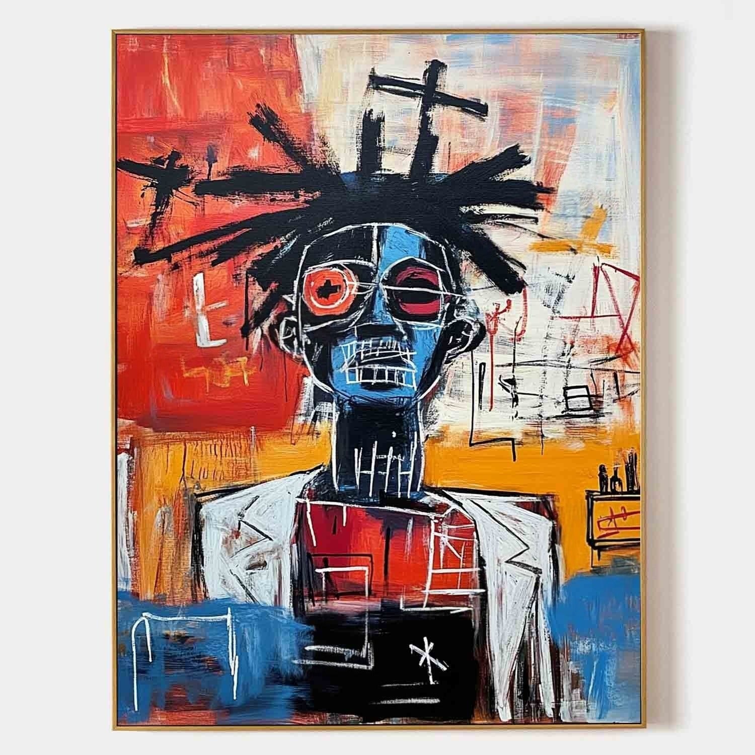 Wall Art Neo Expressionist Portrait - Neutralighting