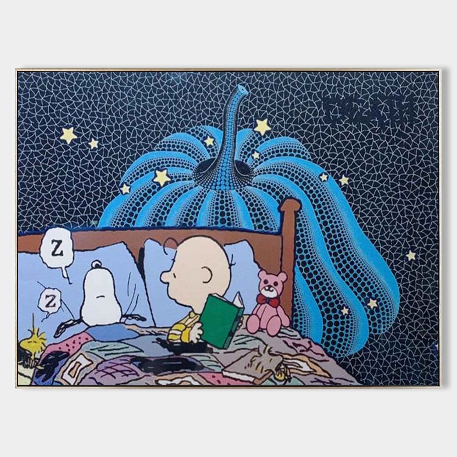 Wall Art Whimsical Textured Peanuts - Neutralighting