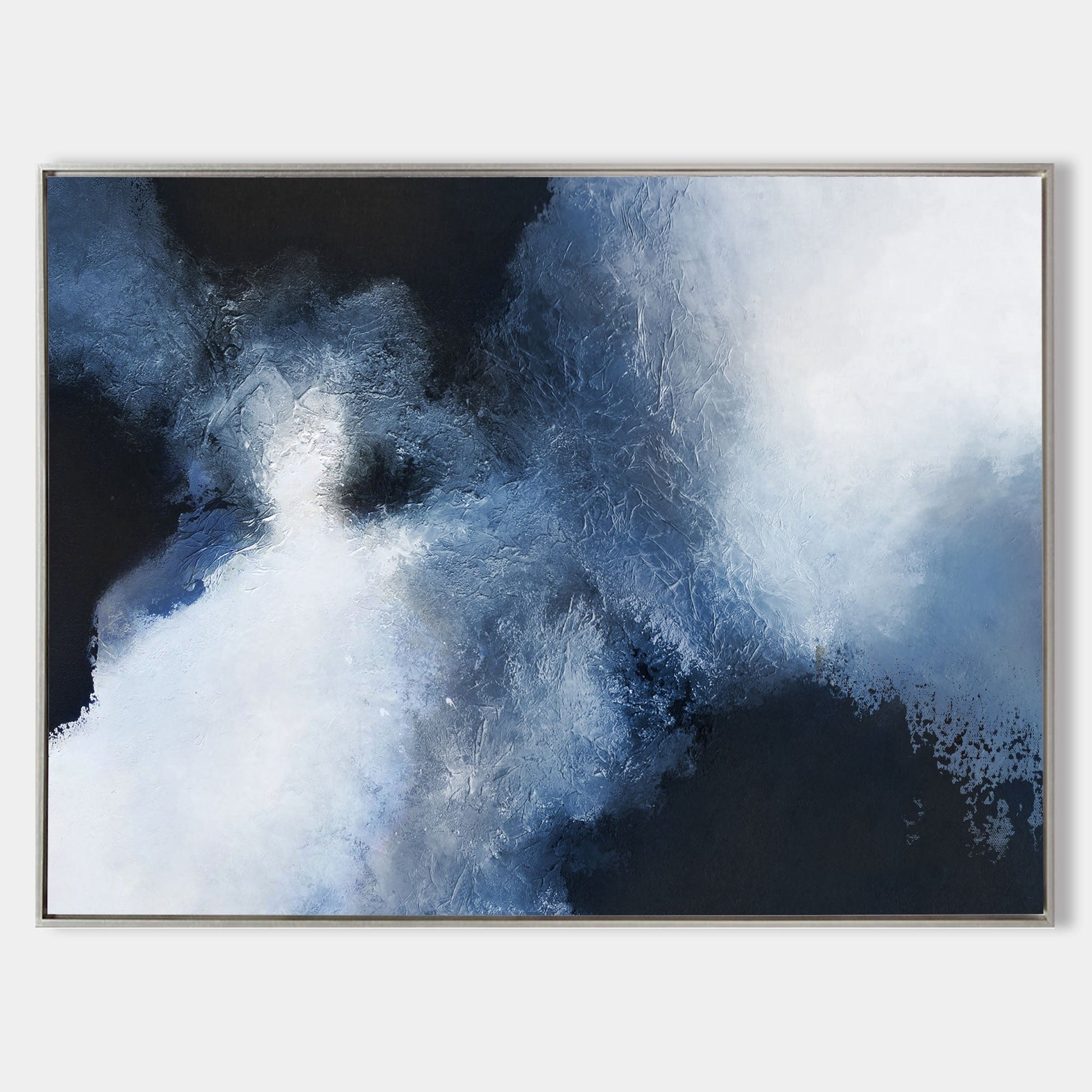 Large BLue Black Abstract Art ABAH11 - Neutralighting