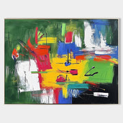 Wall Art Horizontal Expressionist Colorful - Neutralighting
