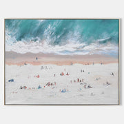 Abstract Coastal Painting ABSH57 - Neutralighting
