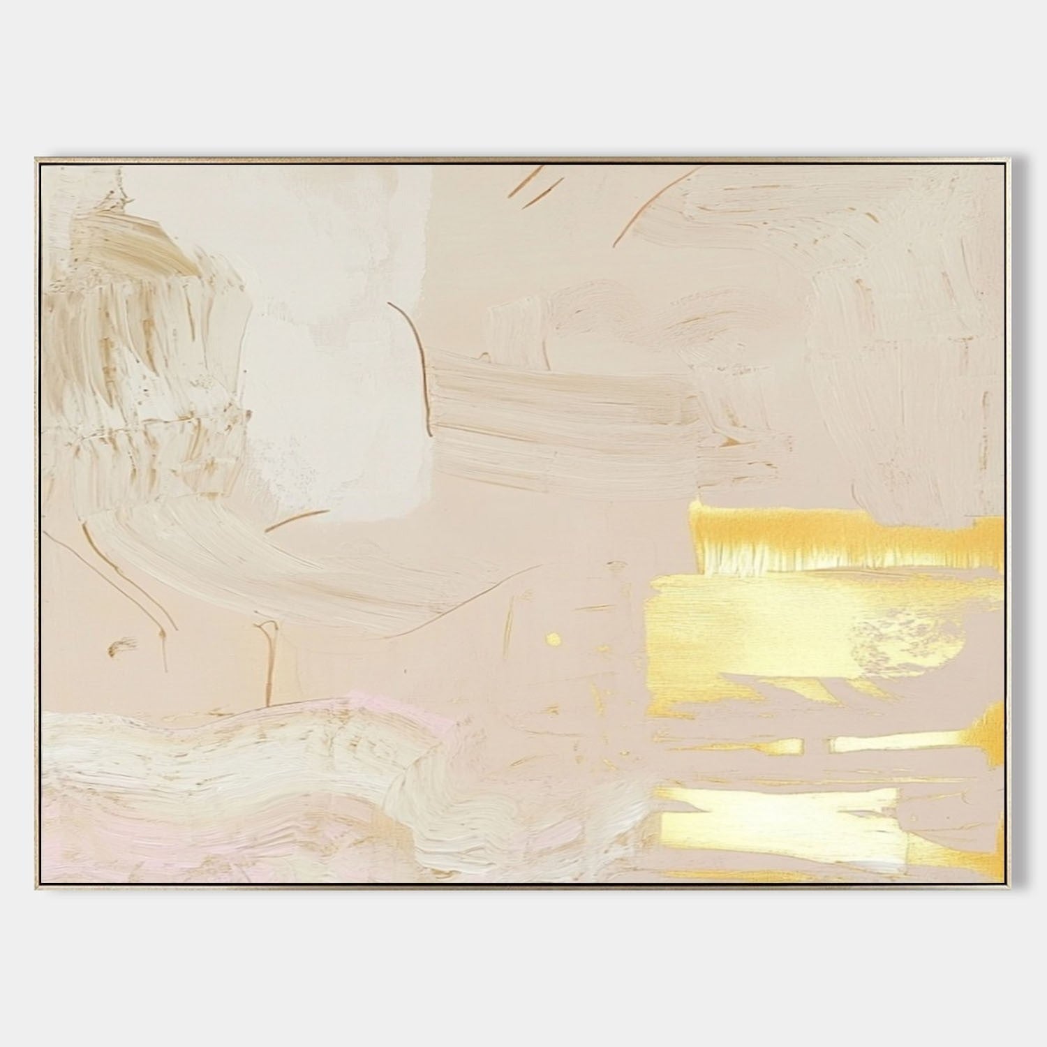 Wall Art Modern Textured Dimensional - Neutralighting