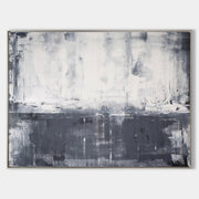 Grey And White Abstract Art ABAH15 - Neutralighting