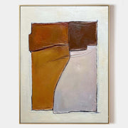 Wall Art Abstract Block Warm Tones - Neutralighting