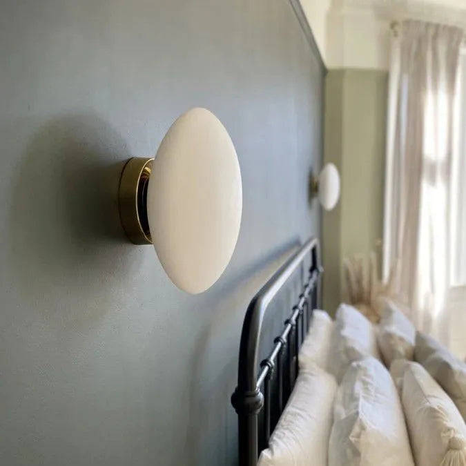 Valentina Modern Globe Shape Vanity Metal Glass LED Wall Lamp - Neutral Decor