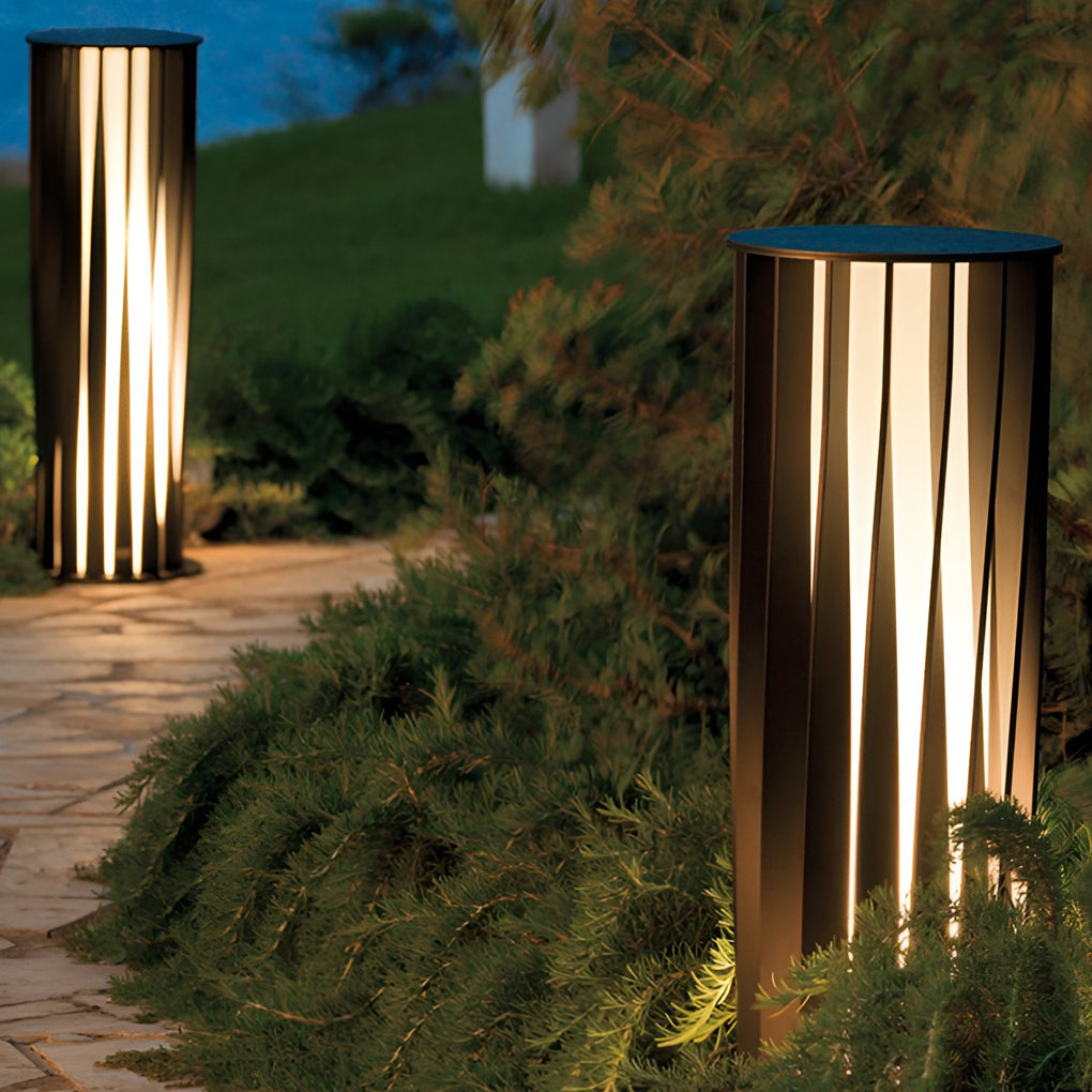 Bethany Geometric Cage LED Outdoor Pathway Lights