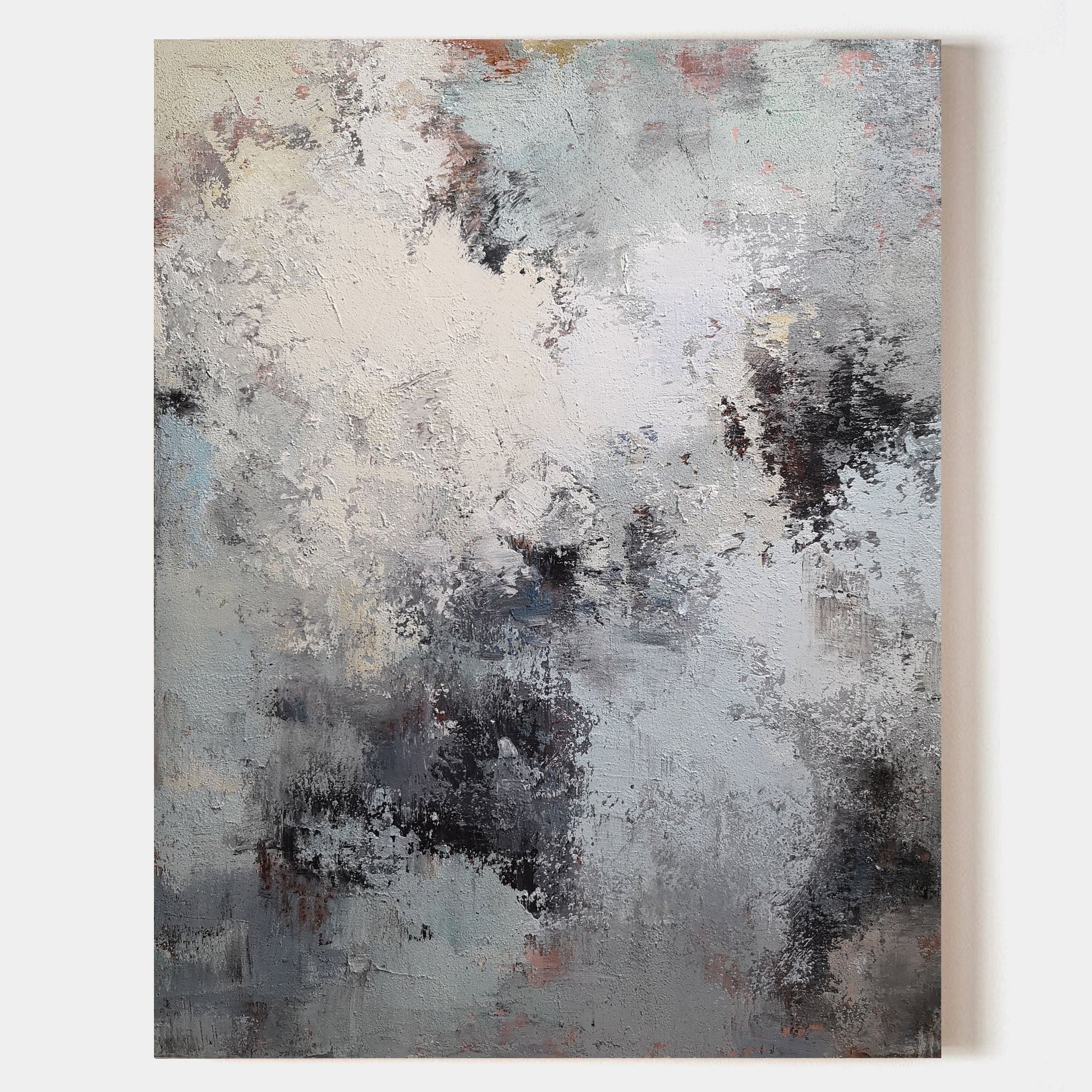 Vertical Abstract Painting 36'' X 48'' IS30 - Neutralighting