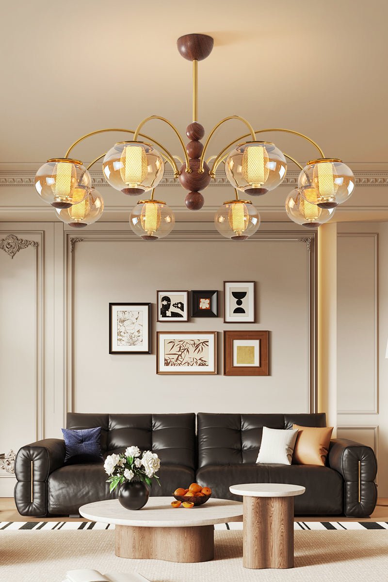 Mae Bloom Chandelier-Neutral Decor
