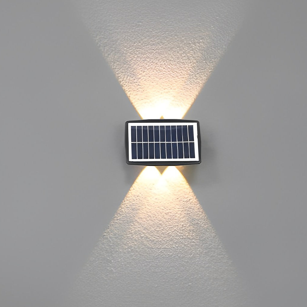 Soldier Rectangular LED Modern ABS Outdoor Wall Lamp