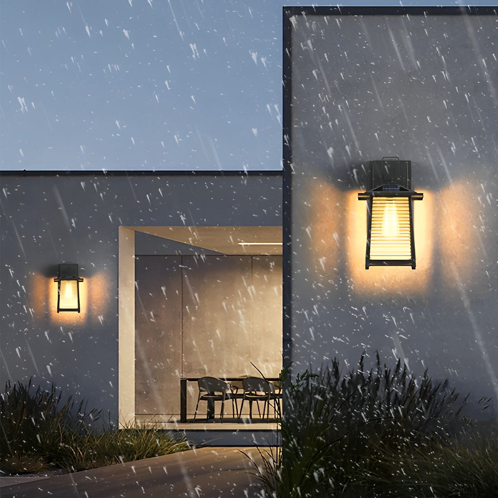 Valeri Thickened Retro Glass Outdoor Wall Lights