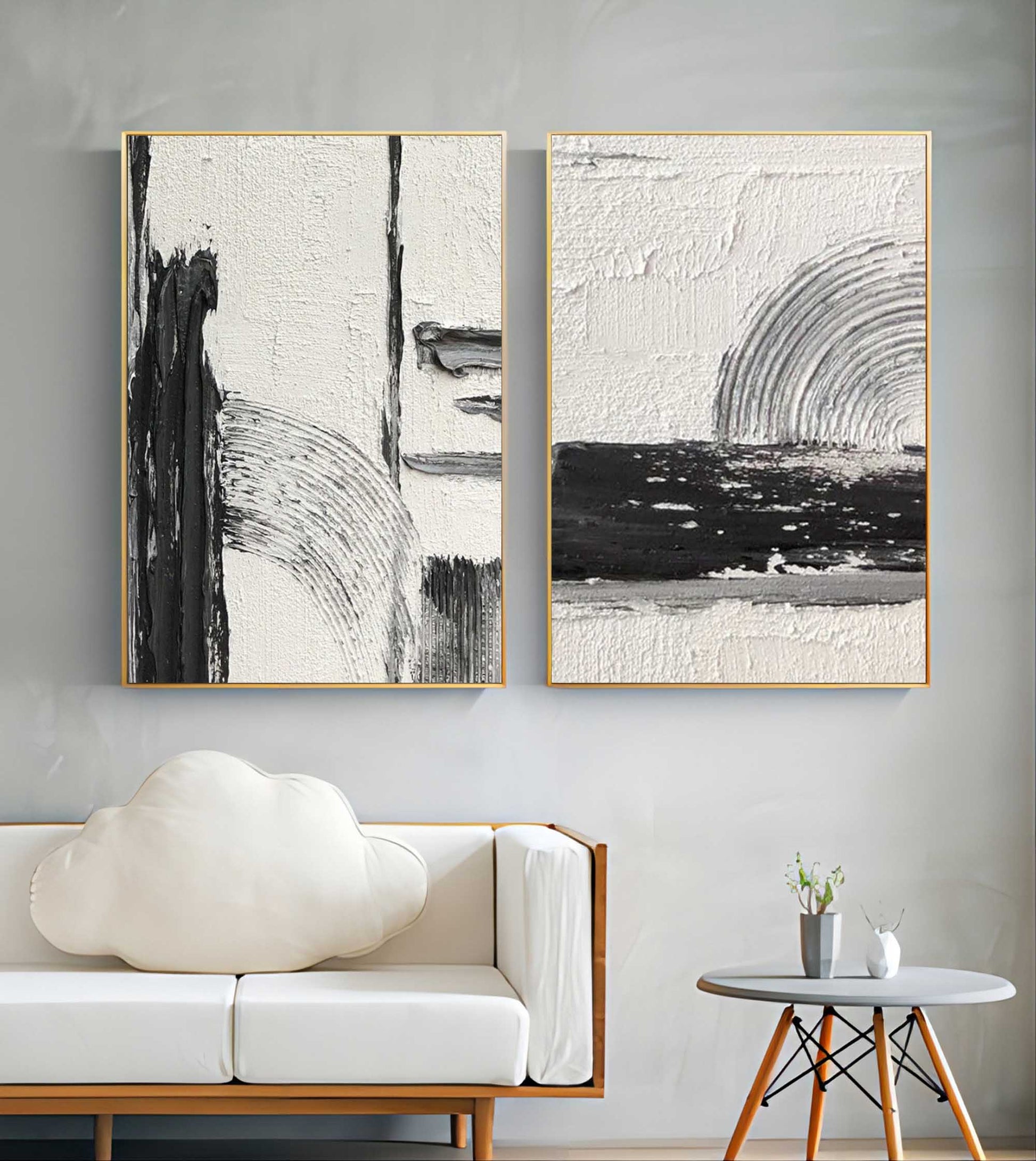Abstract Painting Set Of 2 SP112 - Neutralighting