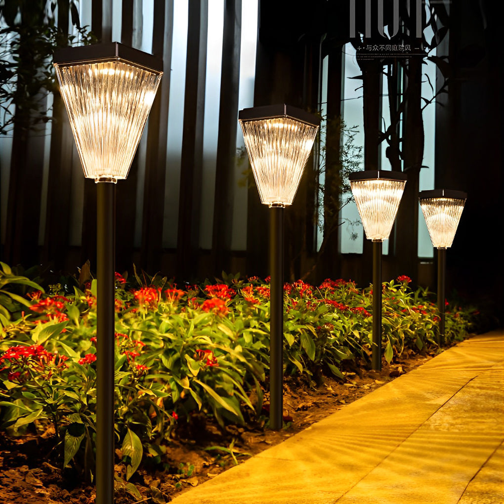 Karan Lampshade LED ABS Outdoor Pathway Post Lamp